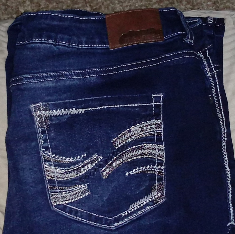 Maurice dark blue jeans